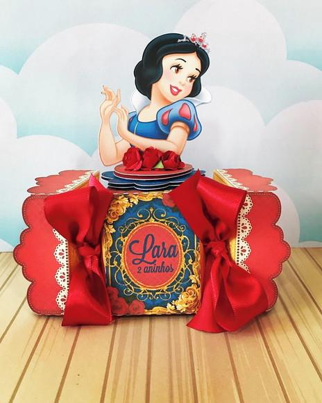 Caixinha Para Festa Tema Branca De Neve