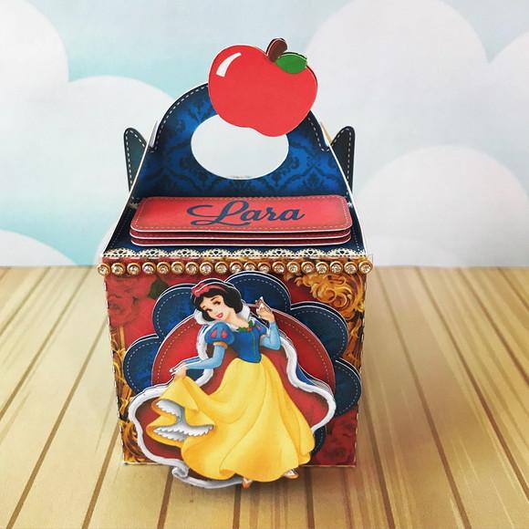 Caixinha Para Festa Tema Branca De Neve