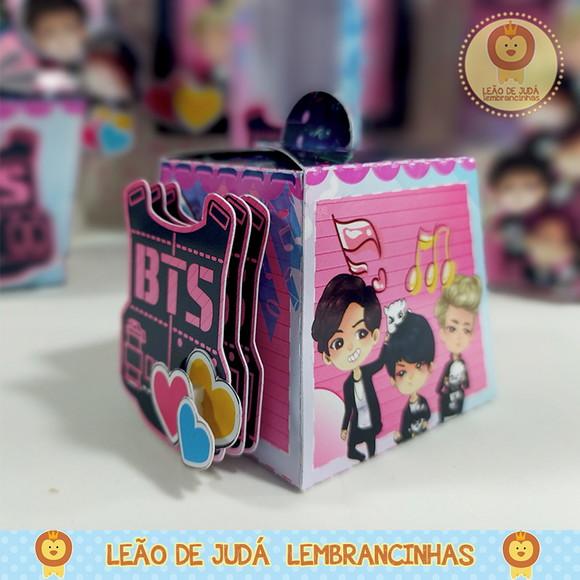 Caixinha para festa tema bts