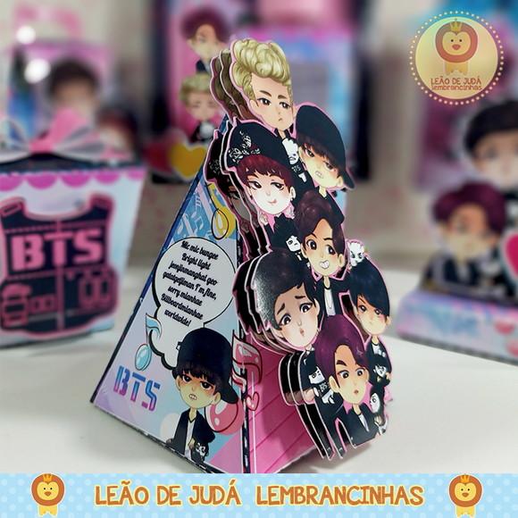 Caixinha para festa tema bts
