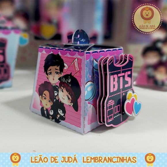 Caixinha para festa tema bts