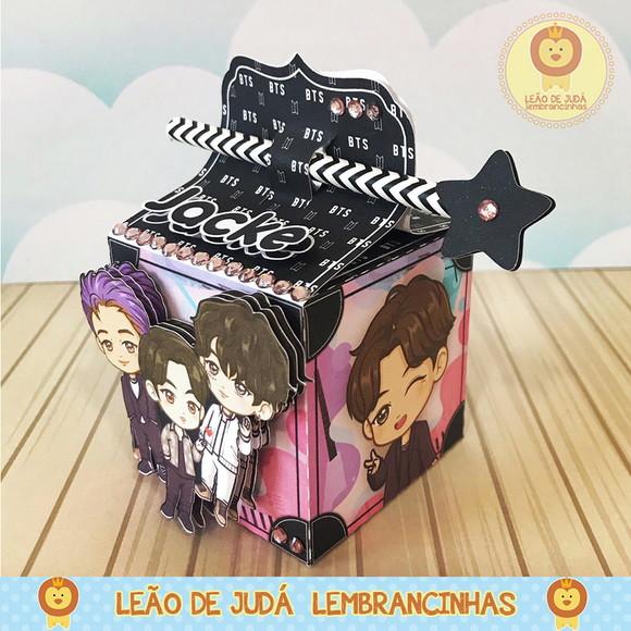 Caixinha para festa tema BTS