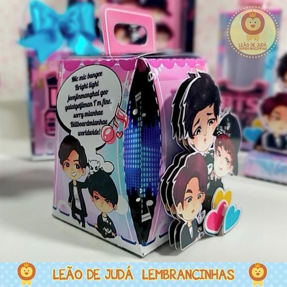 Caixinha para festa tema bts