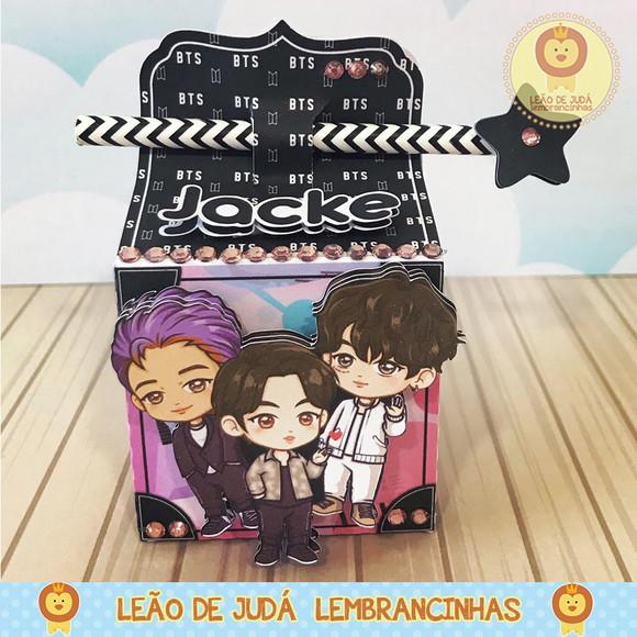 Caixinha para festa tema BTS