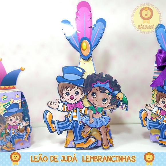 Caixinha para festa tema carnaval