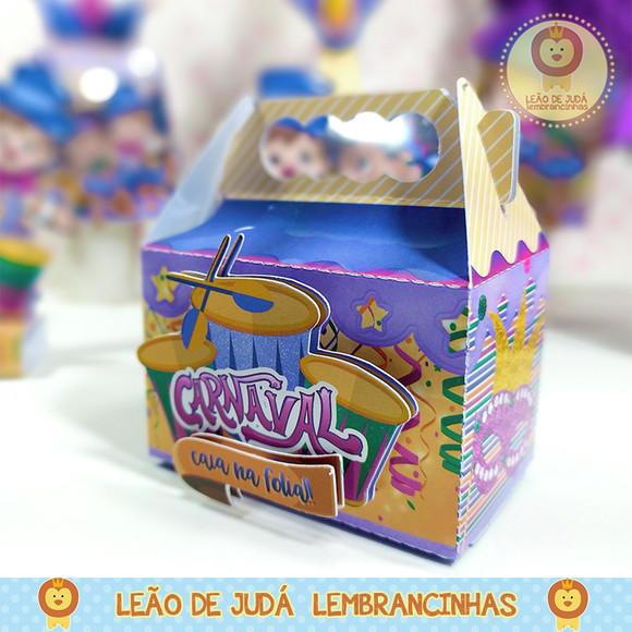 Caixinha para festa tema carnaval