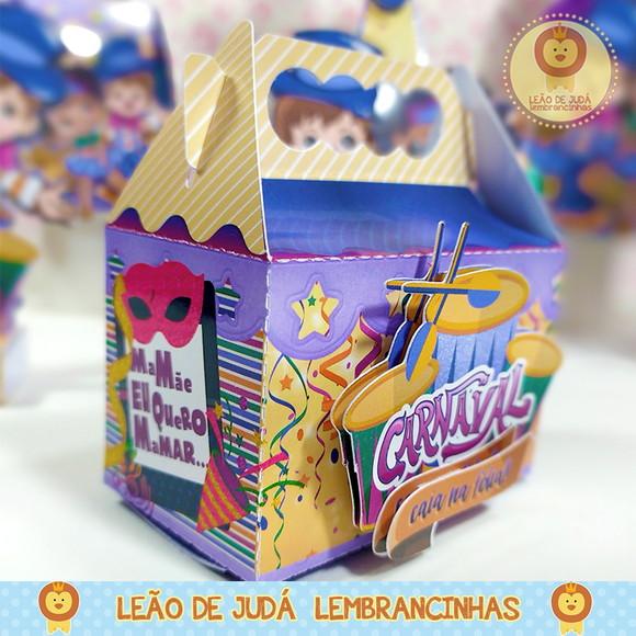 Caixinha para festa tema carnaval