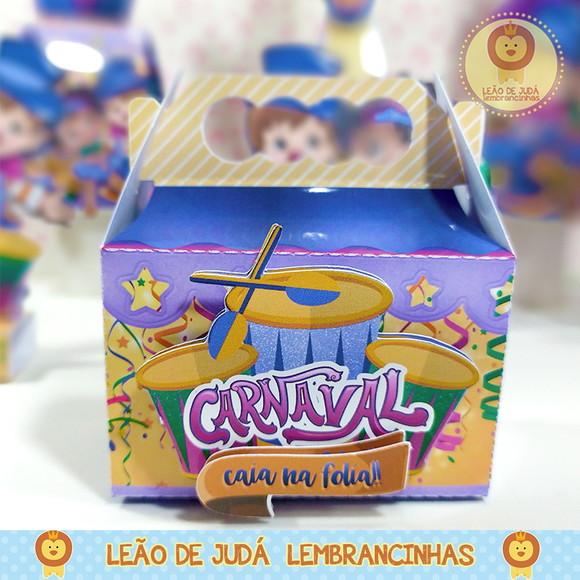 Caixinha para festa tema carnaval