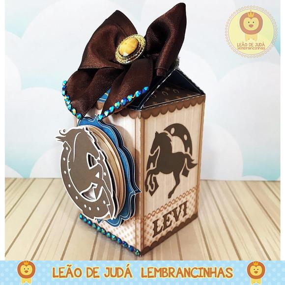 Caixinha para festa tema cavalo