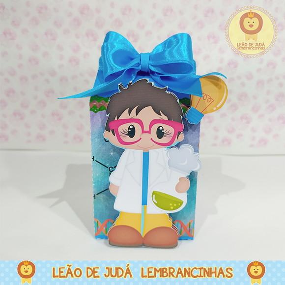 Caixinha para Festa Tema Cientista