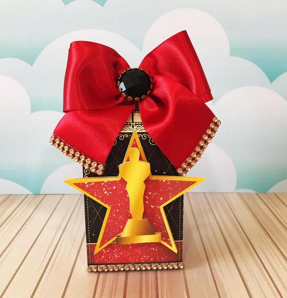 Caixinha para Festa Tema Cinema Hollywood