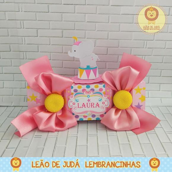 Caixinha para festa tema circo
