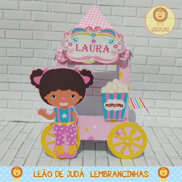 Caixinha para festa tema circo