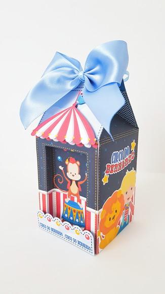 Caixinha para festa tema circo