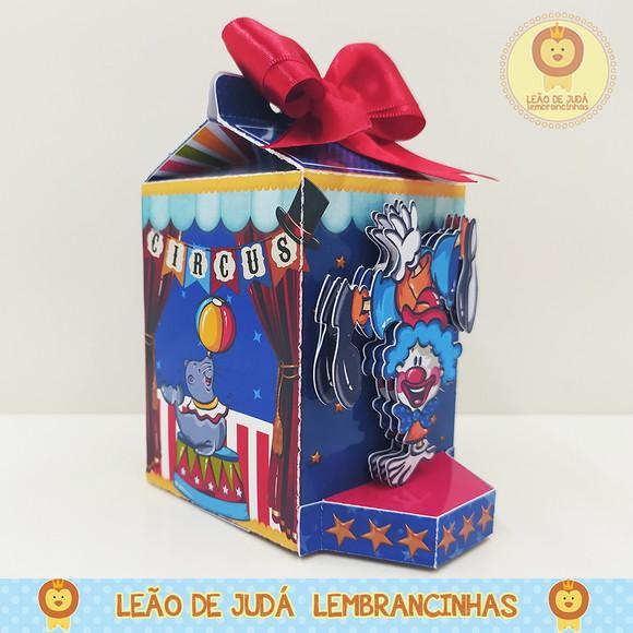 Caixinha para festa tema circo