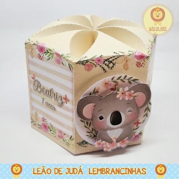 Caixinha para Festa Tema Coala