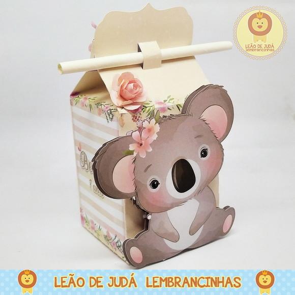 Caixinha Para Festa Tema Coala