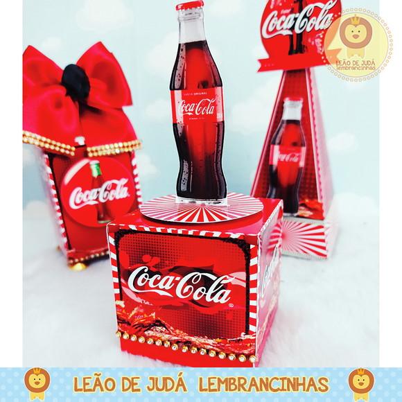 Caixinha para Festa Tema Coca Cola