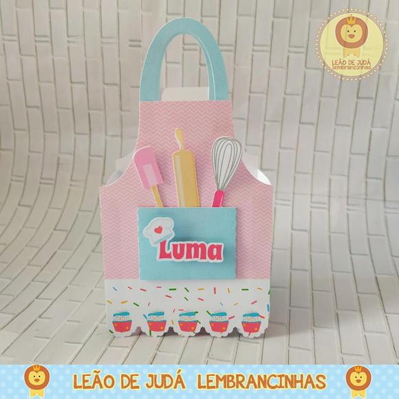 Caixinha para Festa Tema Confeiteira