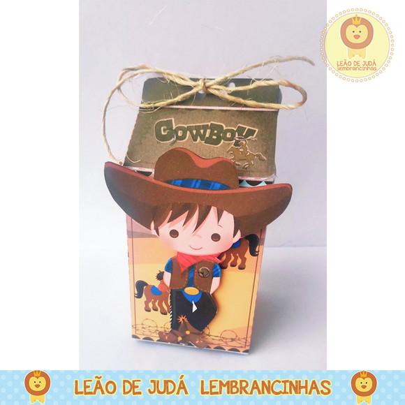 Caixinha para Festa Tema Cowboy