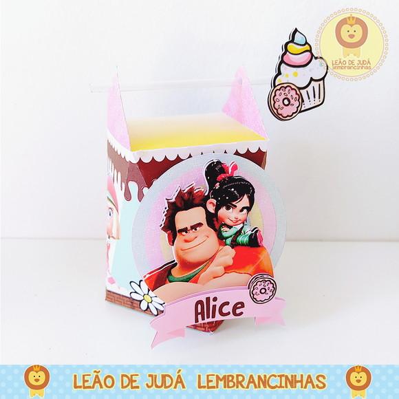 Caixinha para festa tema detona ralph