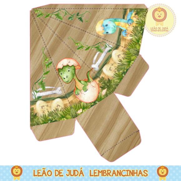 Caixinha para festa tema dino baby