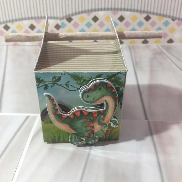 Caixinha para festa tema dino baby
