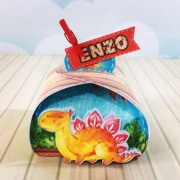 Caixinha para Festa Tema Dinossauro