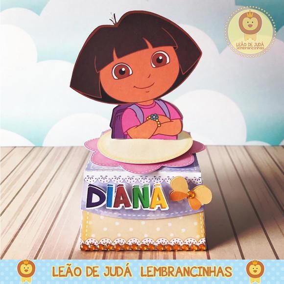 Caixinha para festa tema dora aventureira