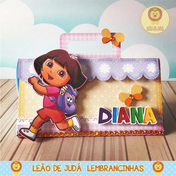 Caixinha para festa tema dora aventureira