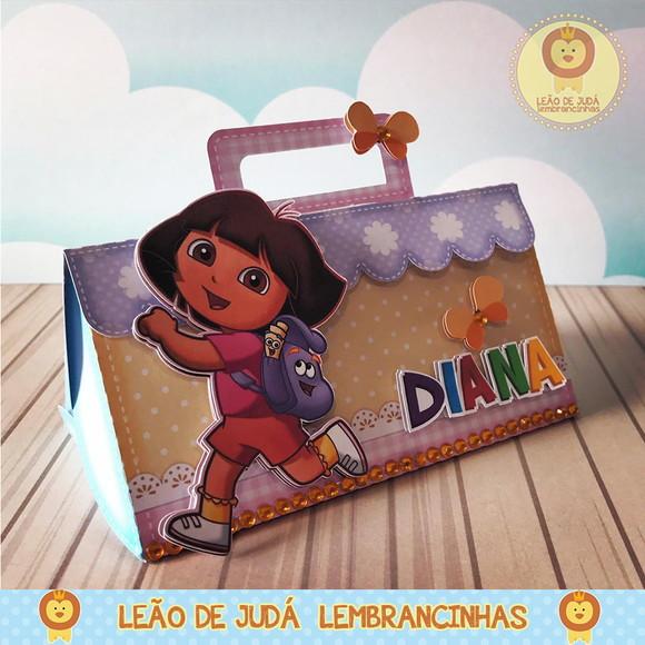 Caixinha para festa tema dora aventureira