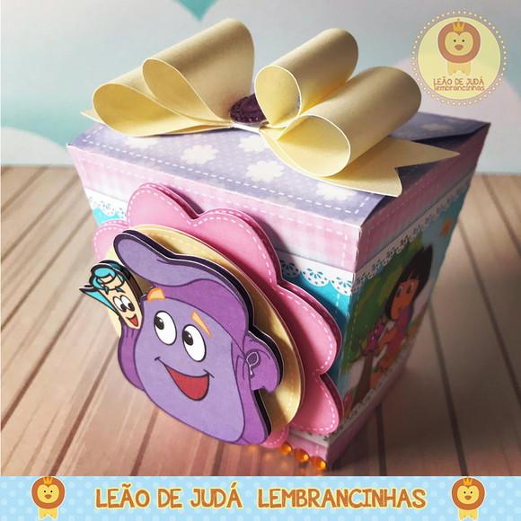Caixinha para festa tema dora aventureira