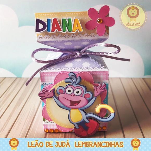 Caixinha para festa tema dora aventureira