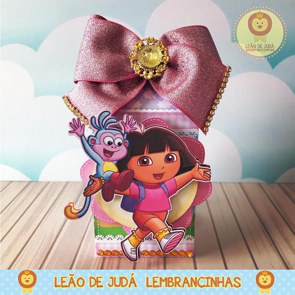 Caixinha para festa tema dora aventureira
