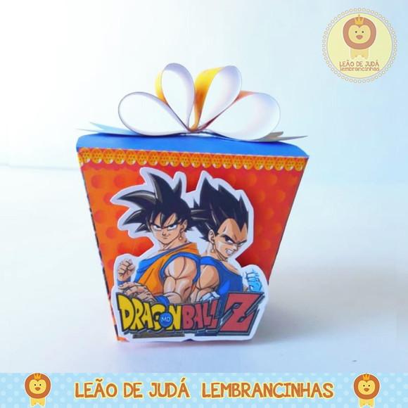 Caixinha para festa tema dragon ball