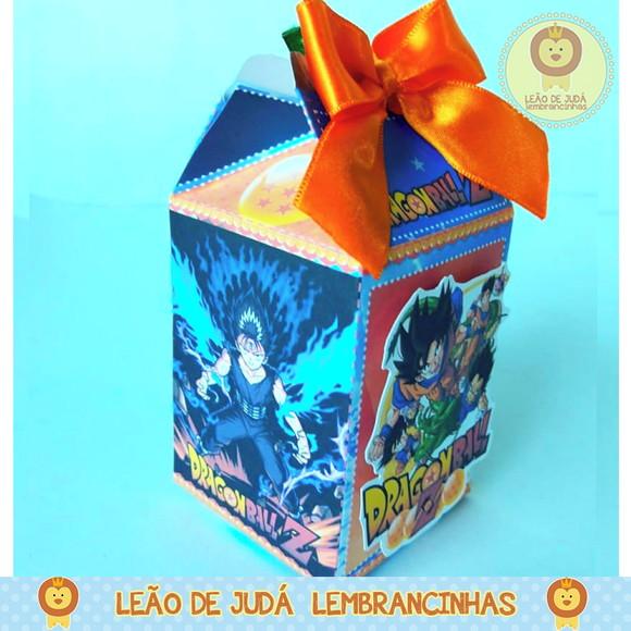 Caixinha para festa tema dragon ball