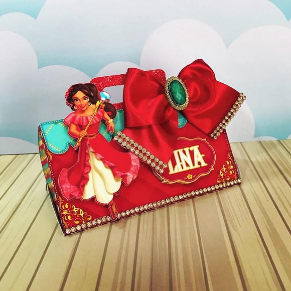 Caixinha para festa tema elena de avalor