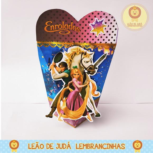 Caixinha para festa tema enrolados