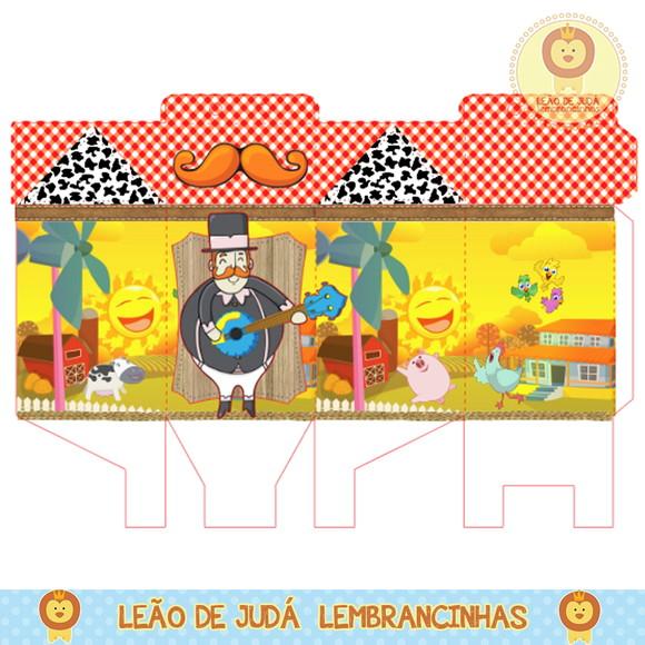 Caixinha para festa tema fazendinha bita