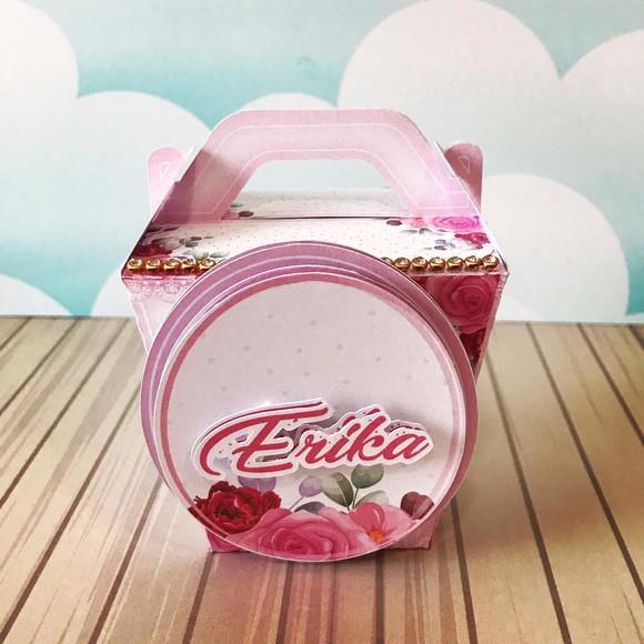 Caixinha para festa tema feminino adulto
