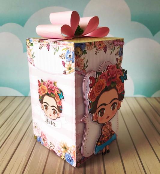 Caixinha para festa tema frida