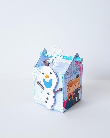 Caixinha para festa tema frozen