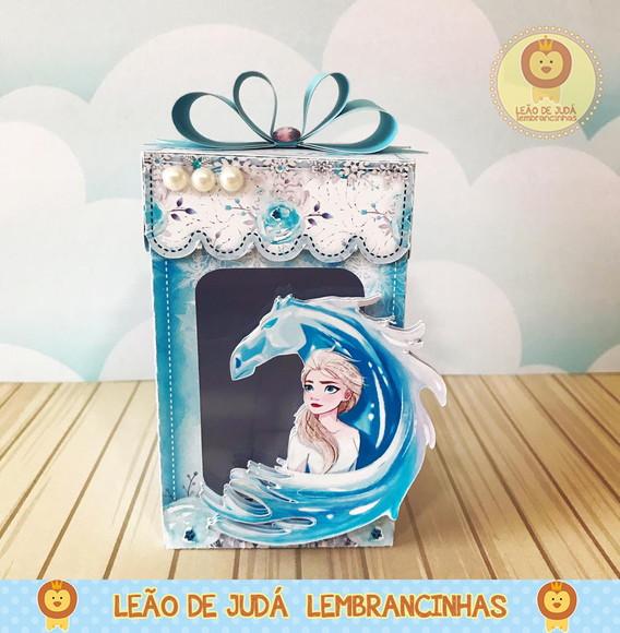 Caixinha para festa tema frozen