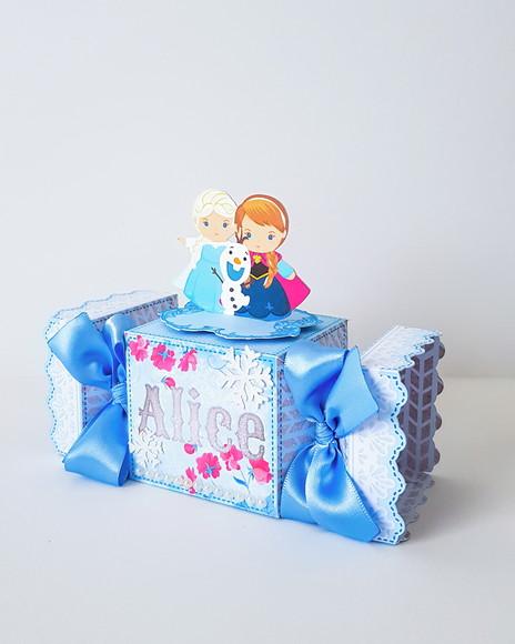 Caixinha para festa tema frozen