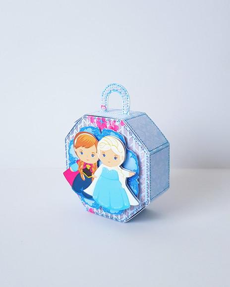 Caixinha para festa tema frozen