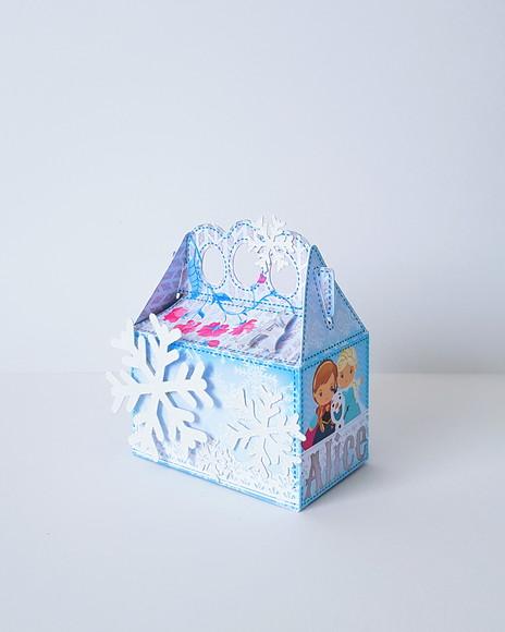 Caixinha para festa tema frozen