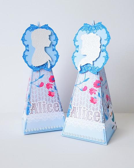 Caixinha para festa tema frozen