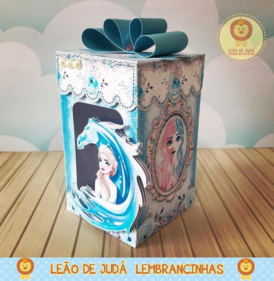Caixinha para festa tema frozen