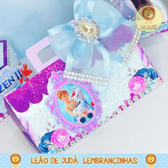 Caixinha para festa tema frozen