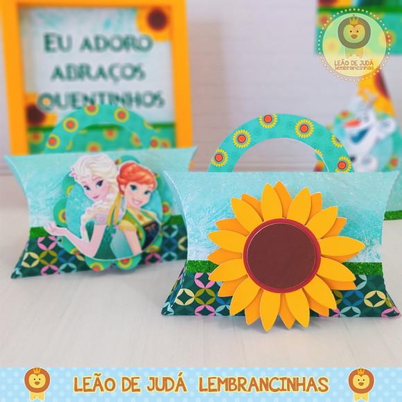 Caixinha para festa tema frozen